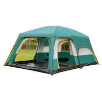 European 8 Persons Large Luxury Wind Resistant Family Carpas de Camping Tent